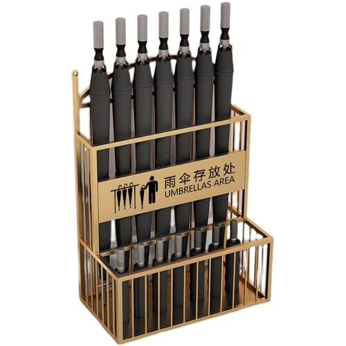北欧雨伞架酒店大堂进门轻奢放伞架学校简易置物架logo定制雨伞桶