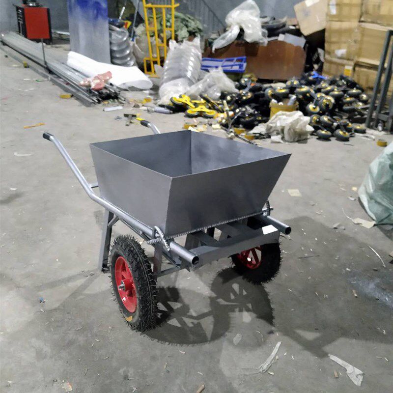 独轮小推车工地农用沙泥土建筑翻斗垃圾搬运货花园人力手推车包邮