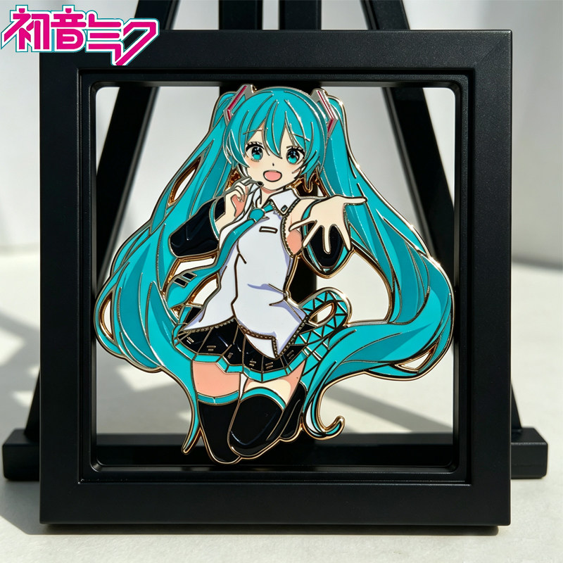 二次元虚拟歌手初音未来周边别针 世界第一公主殿下徽章miku胸针图片