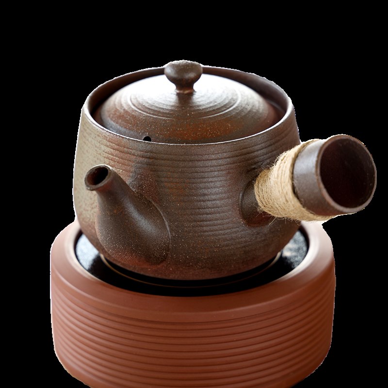 煮白茶罐 砂铫煮茶器烧水壶公道杯纯手工电陶炉烤茶陶泥壶 煮普洱