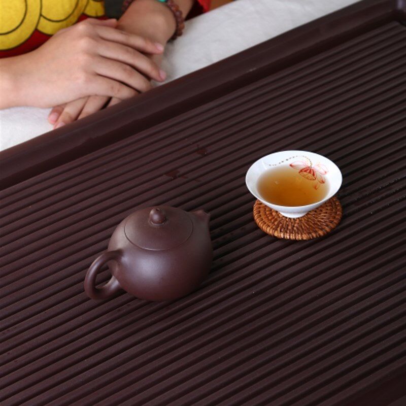 宜兴精品紫砂茶盘全手工仿电木胶木功夫茶具家用排水式大中小茶台