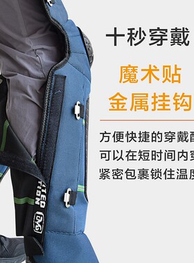防撞电动车摩托车护膝龟壳骑车行防风加绒厚防寒秋冬季保暖牛津布