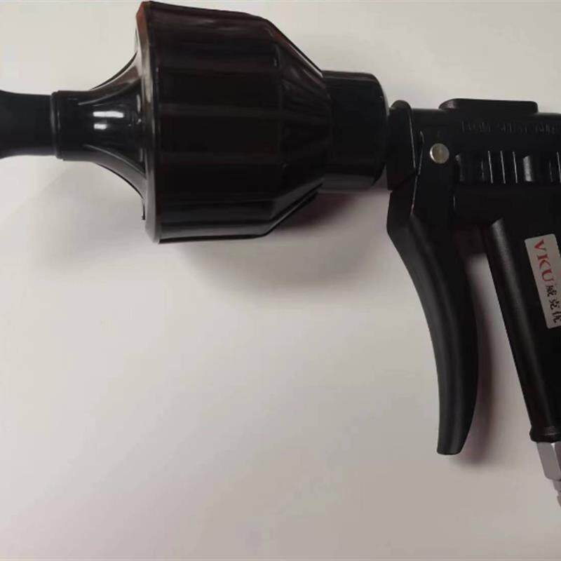 双管泡沫枪水气混合双线水枪工具洗车用喷沫自助洗车美容双线鼓枪