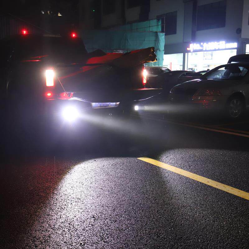 适用22-23款新猛禽F150改装北极之光雾灯后杠LED小方灯后杠倒车灯
