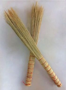 纯天然植物高粱金丝苗戳床刷扫床刷扫床扫炕大刷子结实耐用