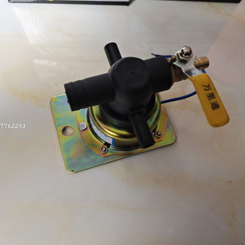 电磁式放水开关12V24V重汽货车淋水电磁阀轮胎滴水刹车万里通铜线