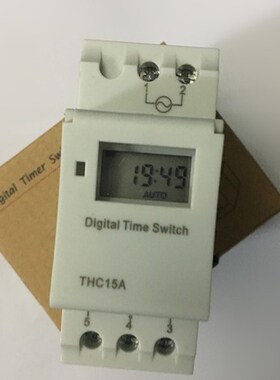 THC15A 工业定时器导轨安装计时器时控开关 TP8A16 AHC15A定时器