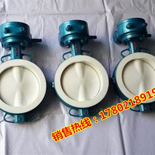 D371F46-16C涡轮衬氟蝶阀耐酸碱腐蚀衬四氟对夹蝶阀DN40-DN700