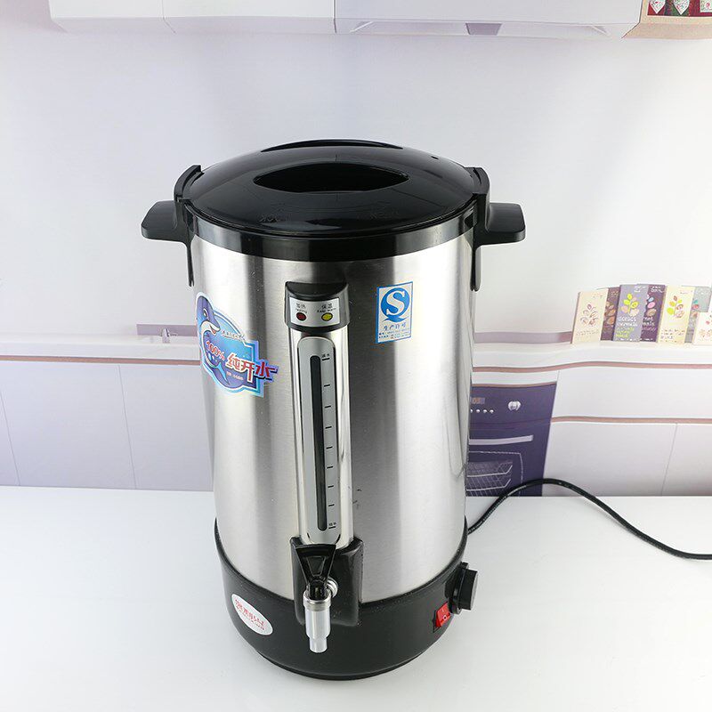 豪华型大容量不锈钢电热奶茶桶商用保温桶加热桶开水桶热水烧水桶