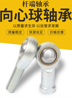 关节轴承杆端鱼眼万向向心连杆内螺纹SA 5 6 8 10 20 25 28 30 35