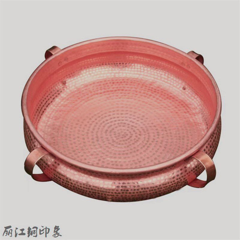 丽江铜印象洋芋火腿焖饭铜锅油炸洋芋土豆马铃薯纯手工定制