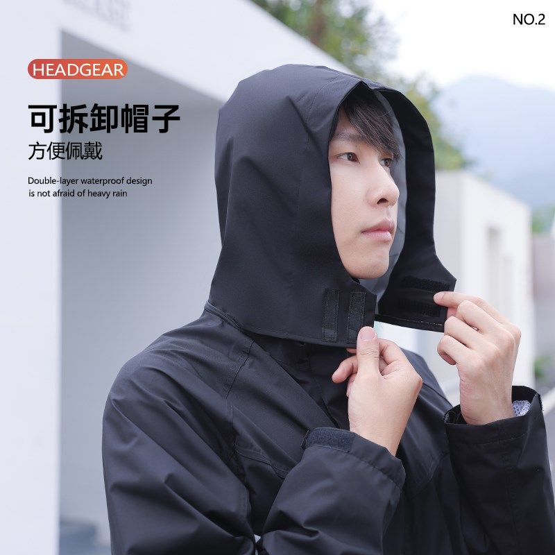 雨衣雨裤套装男款成人户外分体式单人骑行专用长款全身防暴雨外穿
