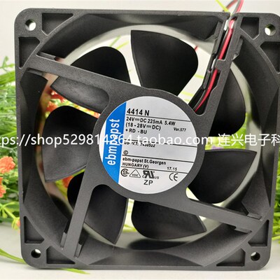 全新EBMPAPST 4414 H/M/2HHP/2HH/12M/N/39MU/39HHR/HT DC24V风扇