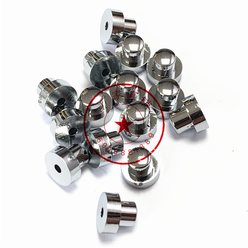 电镀按键帽尺寸5x7mm轻触开关塑料镀铬内孔1.9mm准平底按键帽