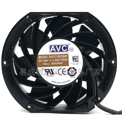 AVC DATC1551B8F DC 48V 3.25A P059 机柜电柜轴流风机散热风扇