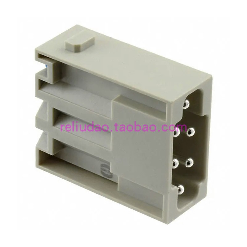HARTNG连接器09140062633六针卡扣公芯HAN-6E-quick-LOCK快速安装