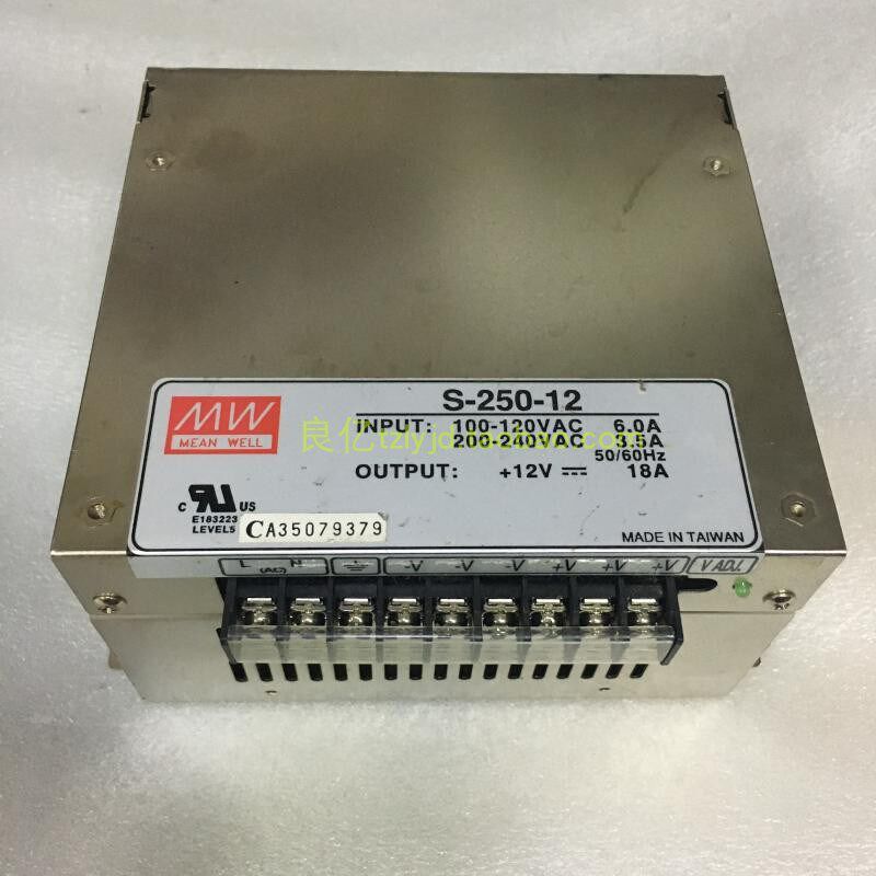 拆机 台湾明纬 S-250-12 电源 12V18A