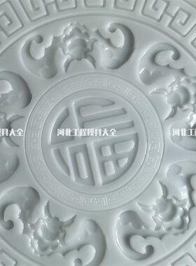 仿古砖模具古建砖雕浮雕影壁四合院别墅五福临门复古青砖塑胶模板