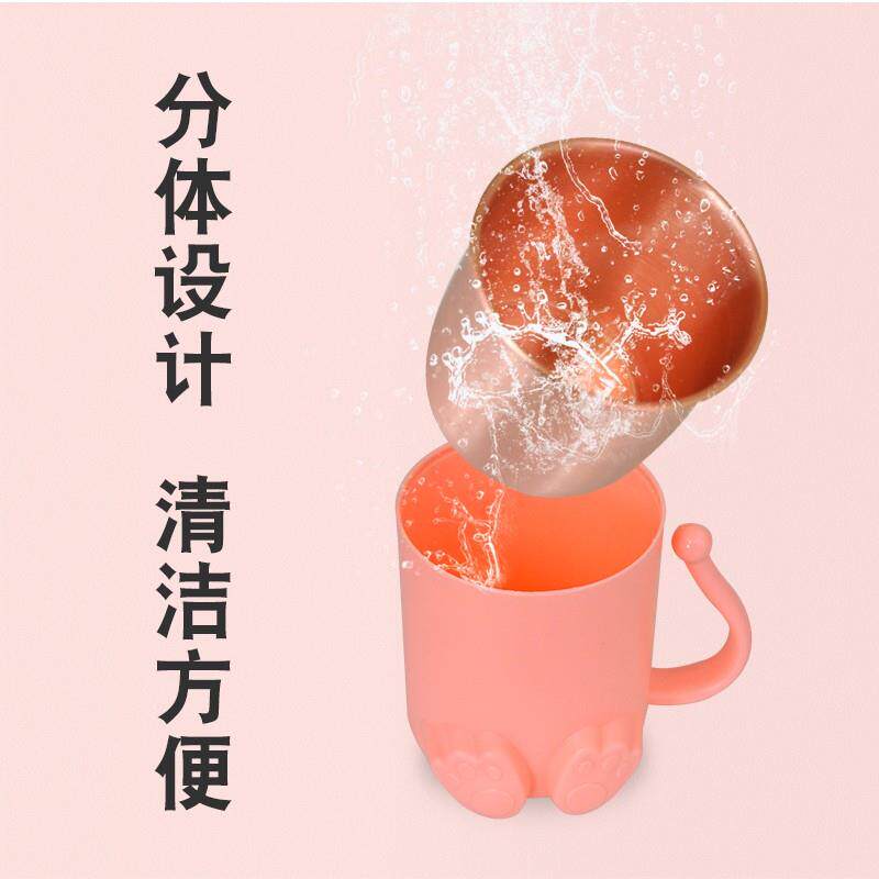 儿童专用纯铜茶杯水杯紫铜加厚铜制水杯铜茶缸子大小号白癜补铜