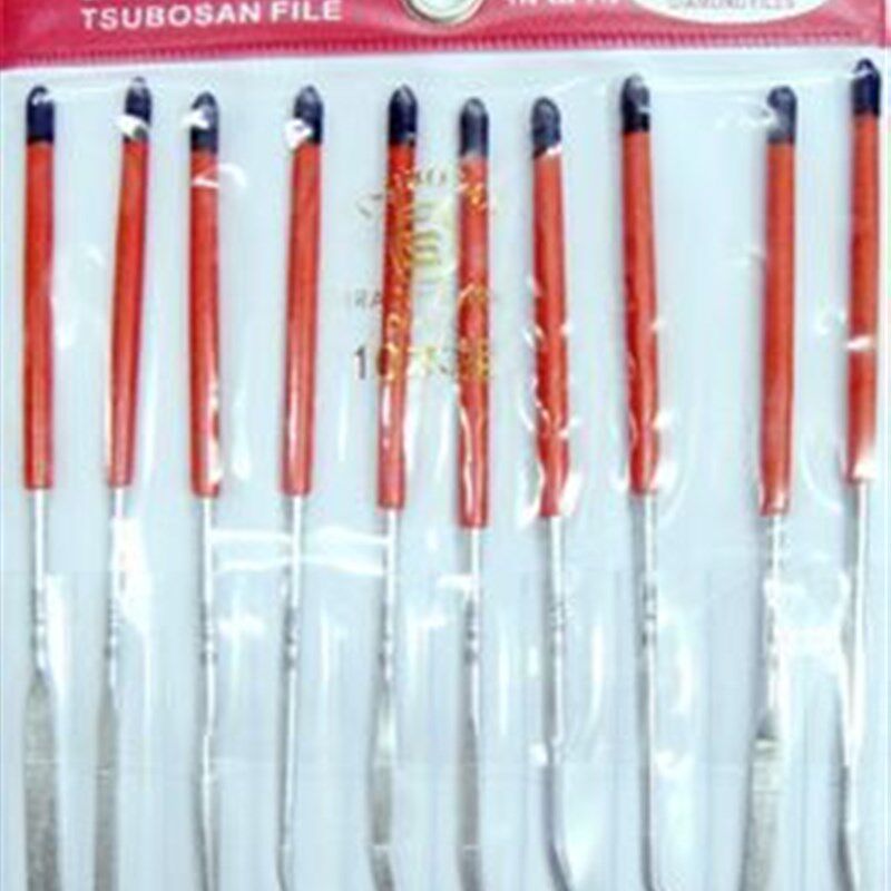 壶三金刚石锉刀 4*160 钻石特种异型什锦锉10支组
