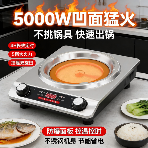 钛晶凹面电陶炉家用商用多功能