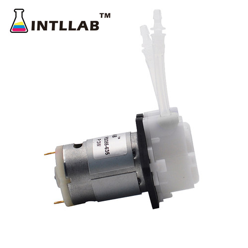 INTLLAB微型蠕动泵 家用小型自吸泵 12V静音水泵可替换管套件