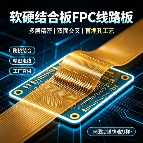 多层软硬结合板定制HDI盲埋孔
