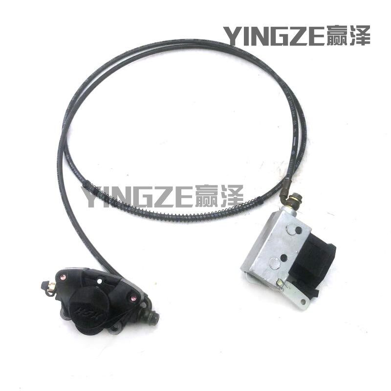 改装四轮摩托漂移卡丁车配件后刹车泵系统刹车卡钳碟刹泵管长2米1