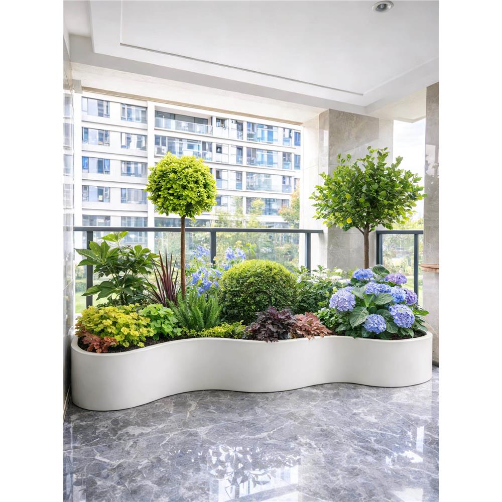 花园阳台庭院绿植花箱组