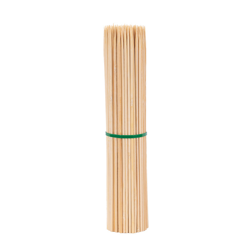 烧烤竹签30cm*4.0加粗羊肉串面筋鱿鱼水果菠萝竹签子烧烤工具批图片