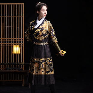 炎蔻明制飞鱼服锦衣卫绣春刀蟒袍女款侠客风明朝汉服贴里曳撒夏季