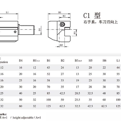 车床刀座刀塔刀座VDI刀架B1径向外径刀座C1轴向车铣复合DIN69880