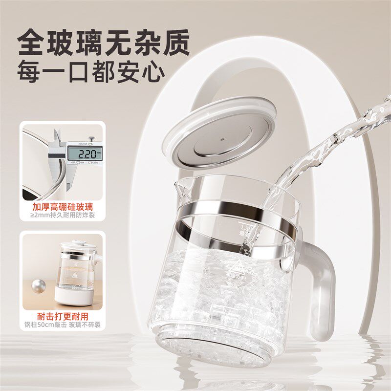全玻璃恒温热水壶婴儿专用一体家用泡奶机智能电热水壶保温烧水壶