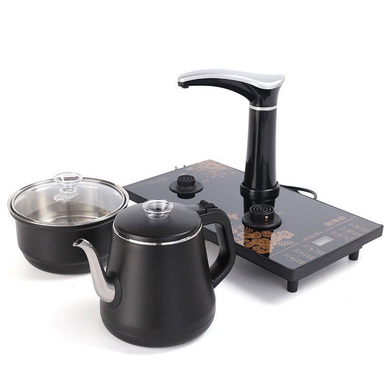 全自动上水电热烧水壶家用抽水泡茶具智能电磁茶炉烧茶具茶盘配件