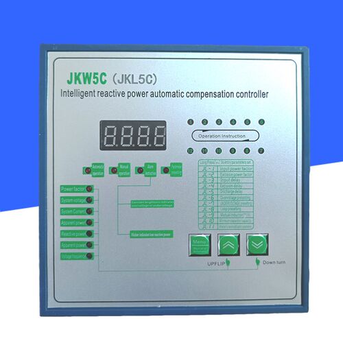 JKW5C JKL5C-12无功功率自动补偿控制器英文面板出口型补偿控制器