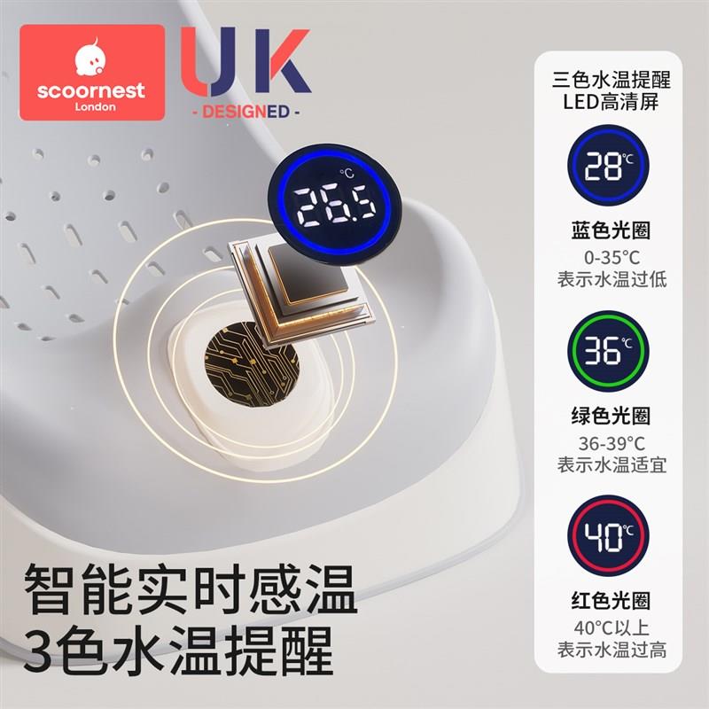 婴儿洗澡浴架可调节坐躺宝宝浴盆防滑垫新生儿浴网洗澡神器浴床托
