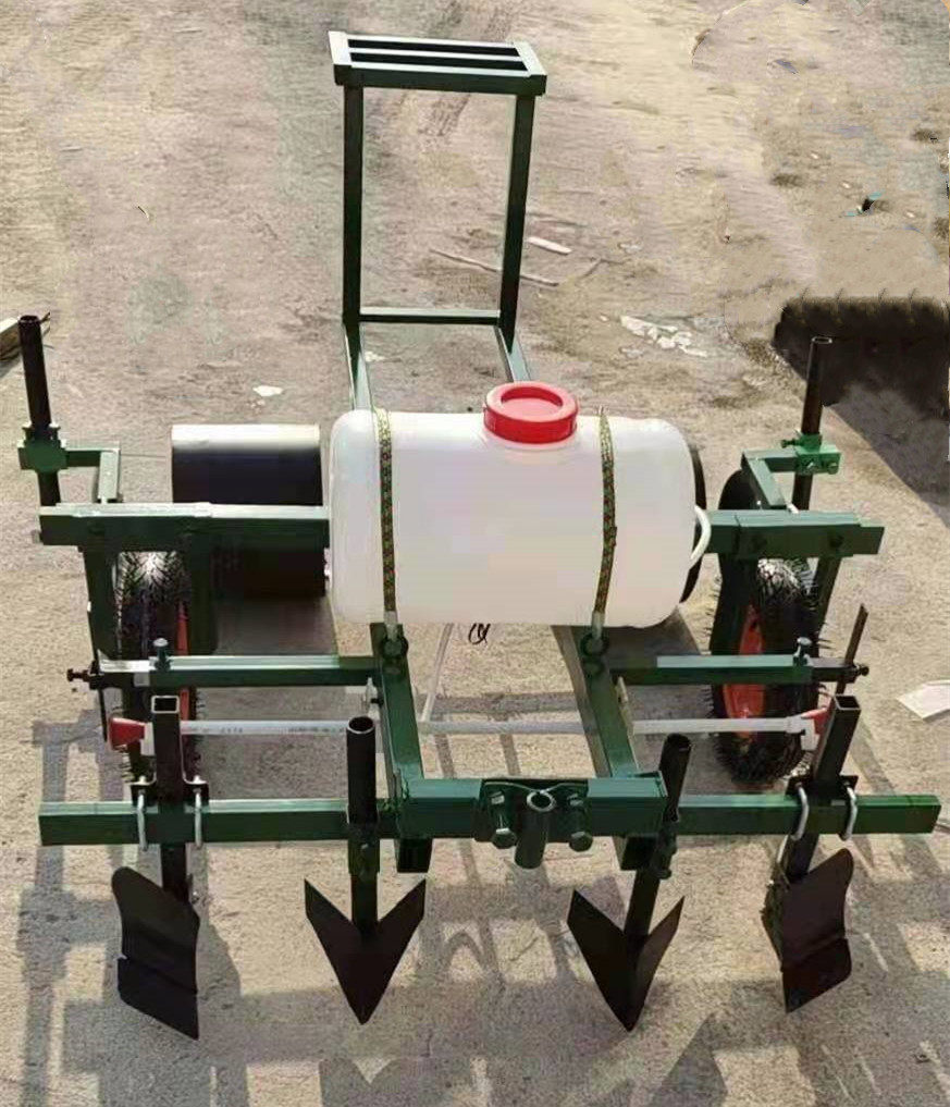 新款自动上土手扶四轮车配套地膜覆盖机铺膜机覆膜机地膜覆盖机