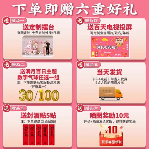 龙宝宝一周岁女孩粉色生日场景布置仪式氛围感家里装饰KT板定制