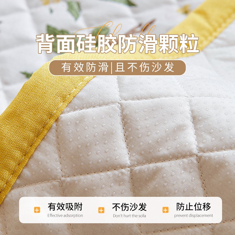 2025新款沙发垫四季通用复古田园高级感加厚坐垫子沙发套罩盖布巾