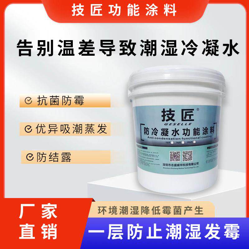 防冷凝水涂料匠防水涂料防潮防霉101冷库花专用技天广JJ-101东生