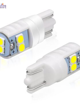 汽车led示宽灯 日行灯T10灯泡陶瓷小灯 超亮改装白色冰蓝插泡w5w