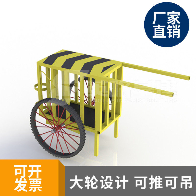 工地直流电焊机推车 大轮推车 定型化电焊机笼防雨车带灭火器