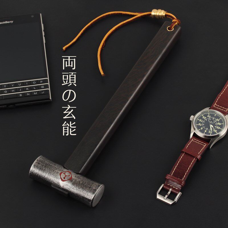 日本锤子日式两口玄能小钢锤子工具进口S55高碳钢锻造创意EDC小锤