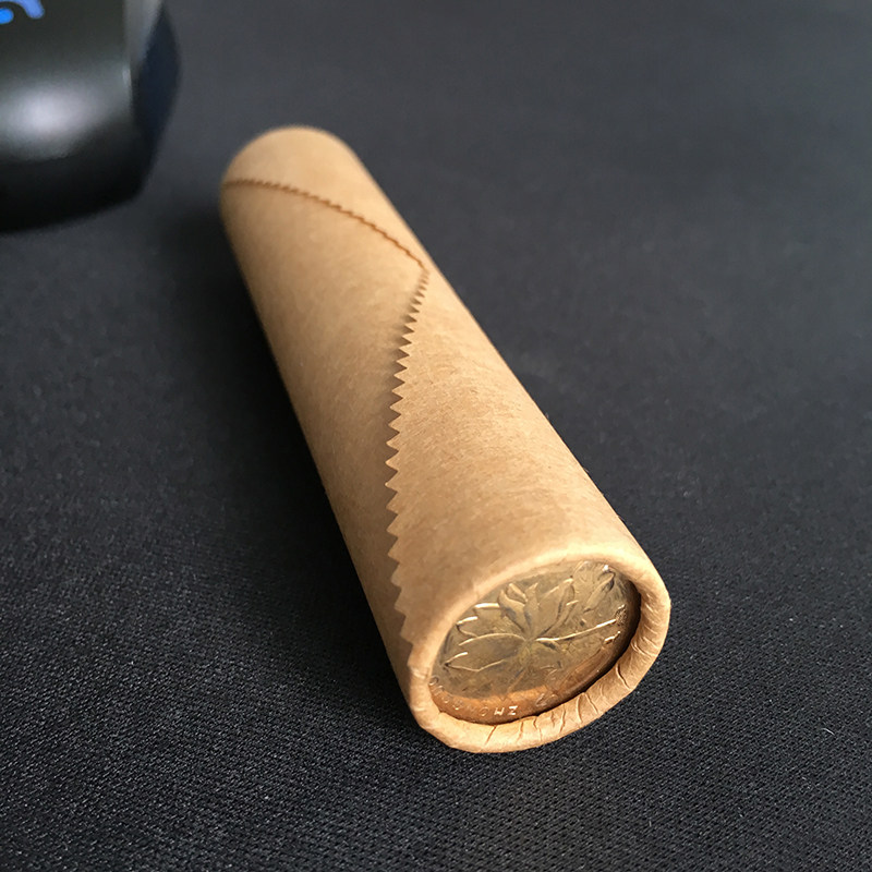 银新硬币包装机卷币机打包钢镚一元五角一角纪念币半自动送包装纸