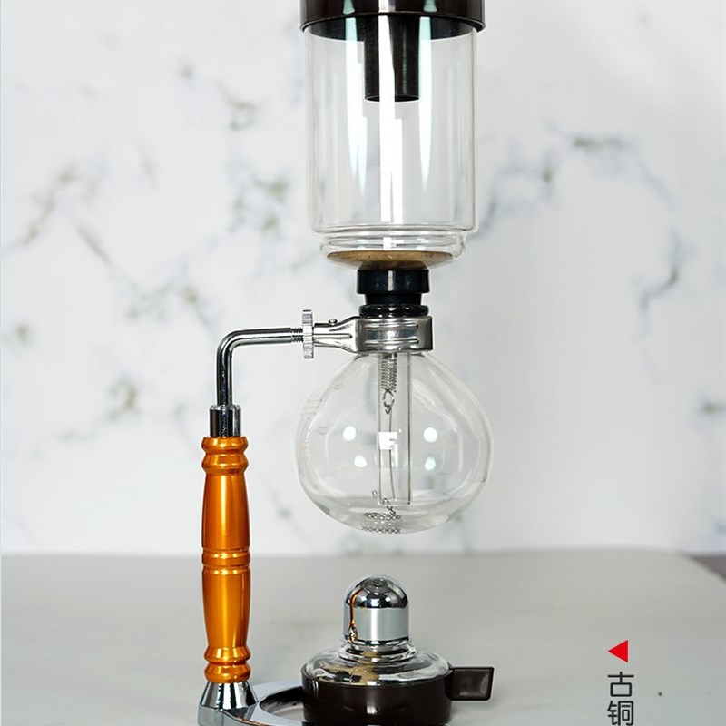 虹吸式咖啡壶家用煮虹吸壶套装耐热小型玻璃器具咖啡机3/5人份
