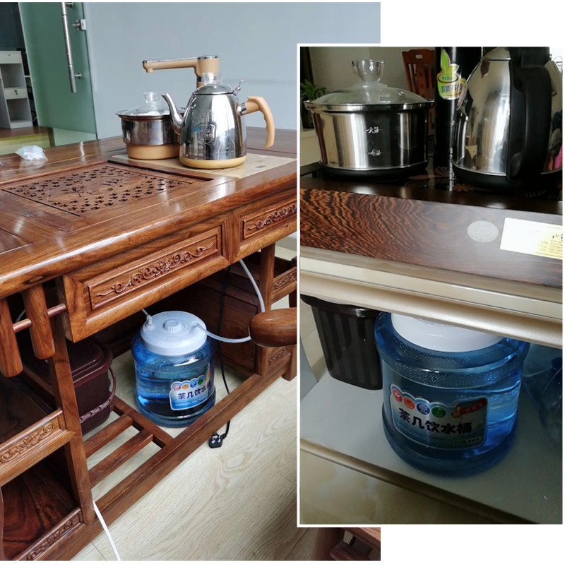 茶水桶茶具桶带不锈钢抽水管功夫茶台自动上水茶几多功能储装水桶