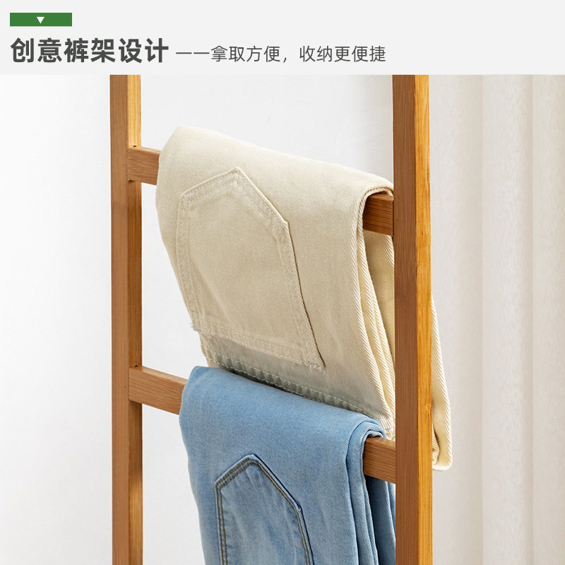 简易衣帽架挂衣架创意落地儿童客厅卧室衣架实木质衣服架子帽子架