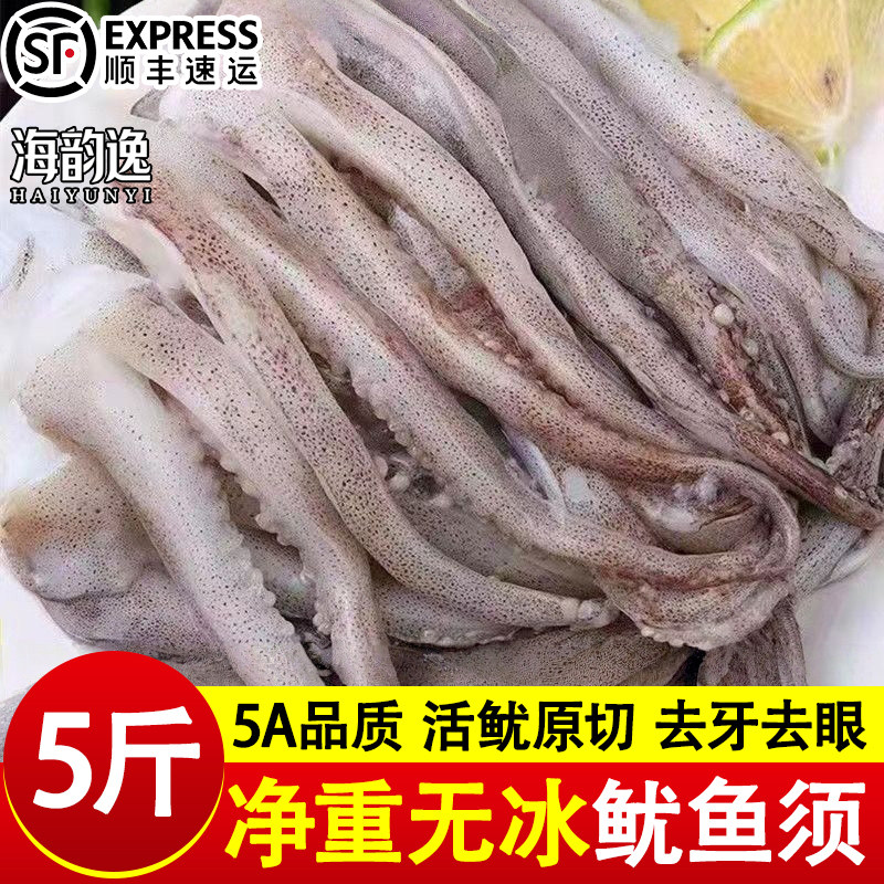 海韵逸鱿鱼须新鲜冷冻鱿鱼腿二本足大号八爪鱼烧烤食材商用批发