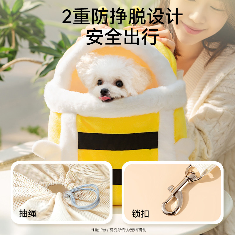 狗包猫包秋冬保暖出行包猫咪狗狗外出包宠物背包小奶猫揣手包双肩
