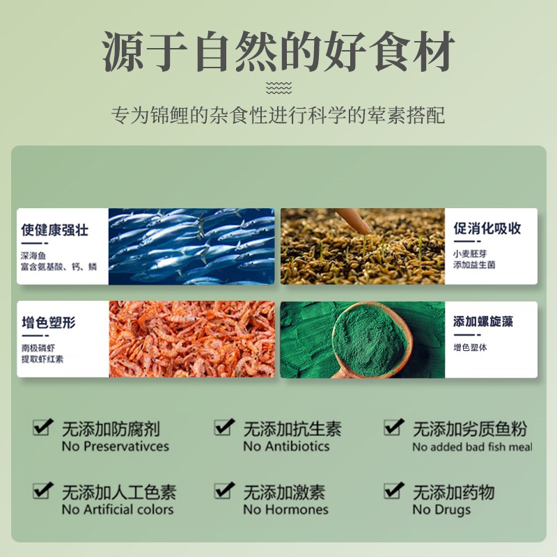 统一金鱼锦鲤鱼苗开口鱼饲料水花微小颗粒鱼粮养殖高蛋白专用鱼食